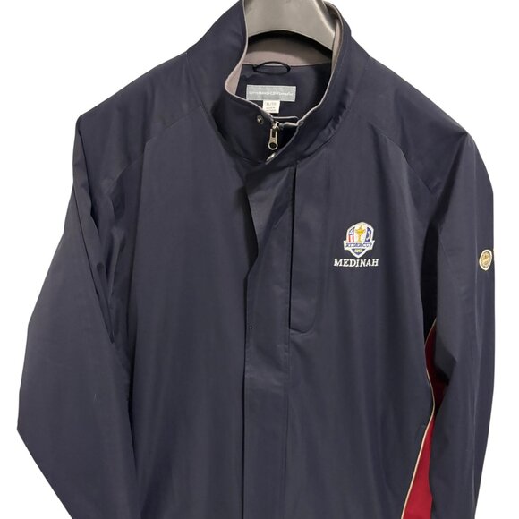 Cutter & Buck Windbreaker Jacket Mens Size XL Full Zip Olympia Fields CC Logo - Picture 1 of 6